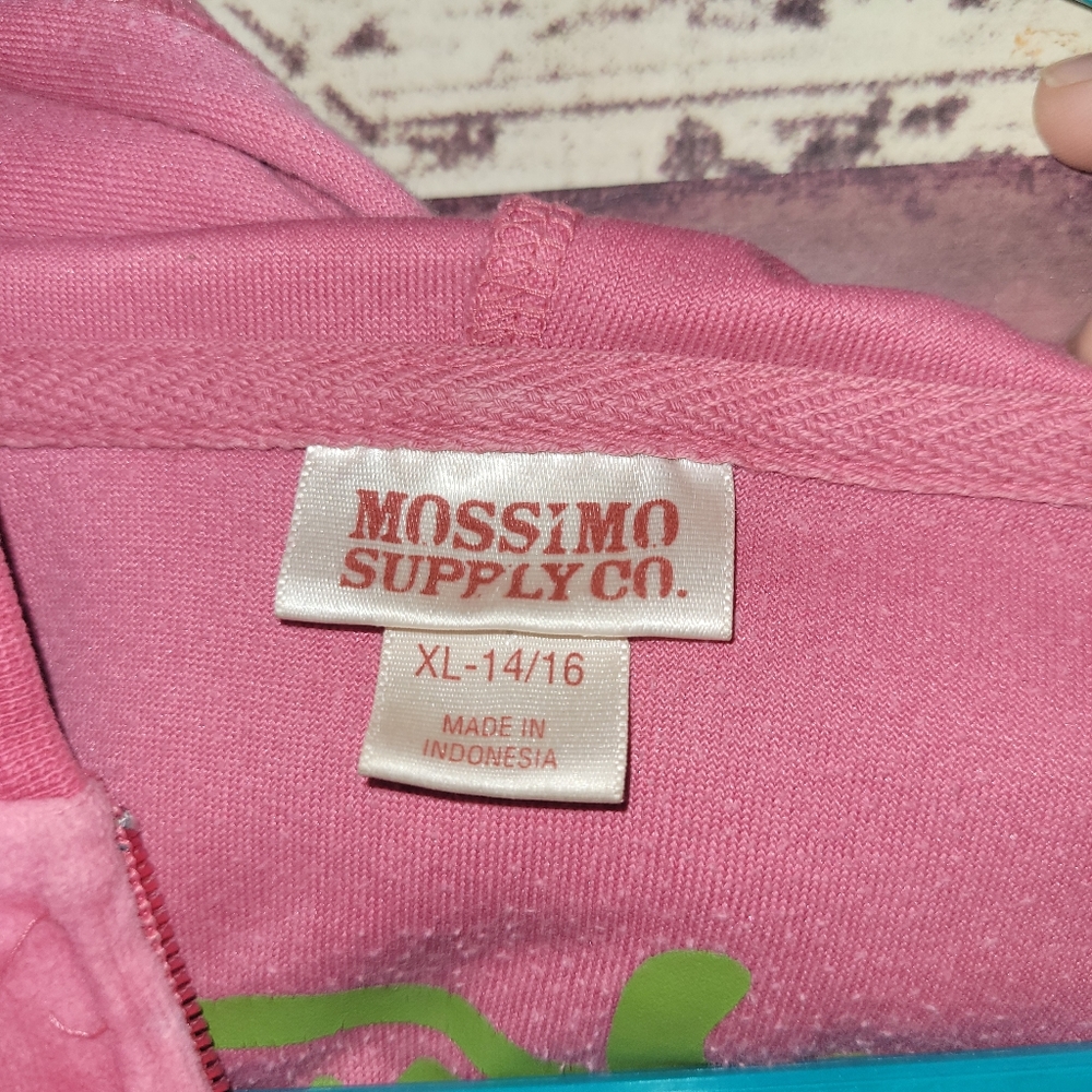 Pink zip-up